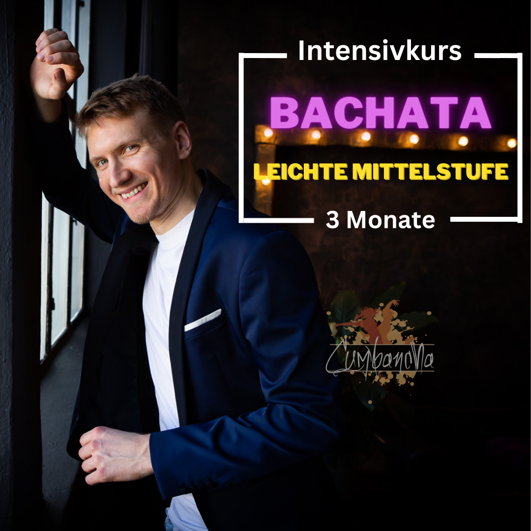 Bachata leichte Mittelstufe - Intensiv Kurs über 3 Monate Salsa Tanzschule Berlin (title)% Bachata leichte Mittelstufe Berlin